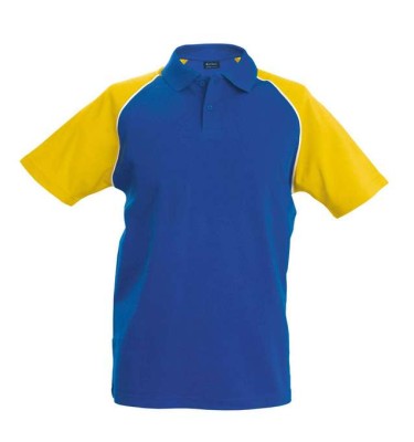 Royal blue/yellow