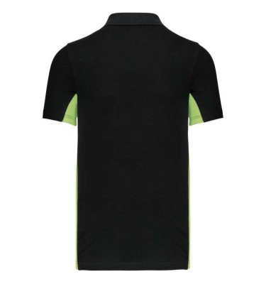 FLAG - SHORT-SLEEVED TWO-TONE POLO SHIRT
