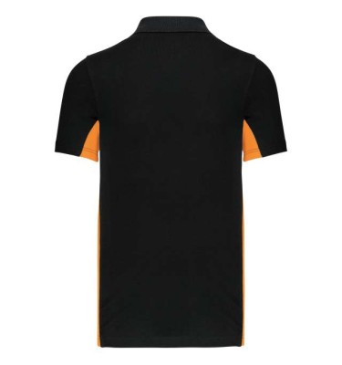 FLAG - SHORT-SLEEVED TWO-TONE POLO SHIRT
