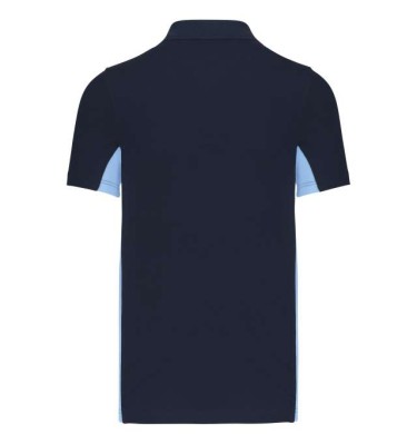 FLAG - SHORT-SLEEVED TWO-TONE POLO SHIRT