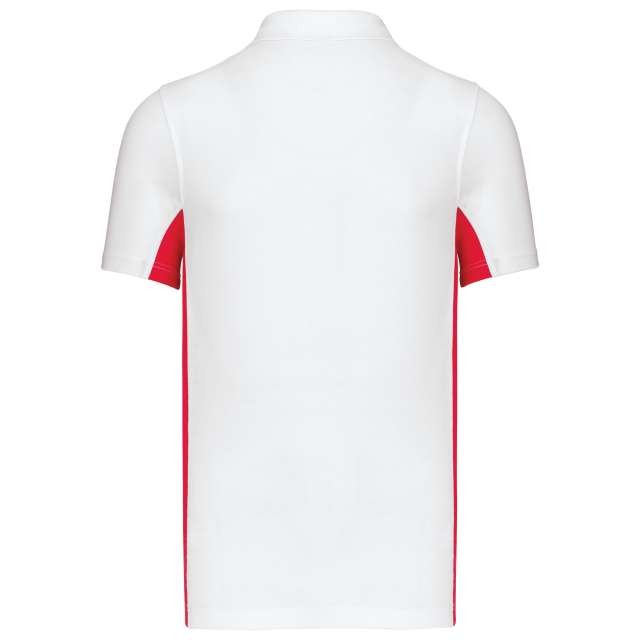 FLAG - SHORT-SLEEVED TWO-TONE POLO SHIRT