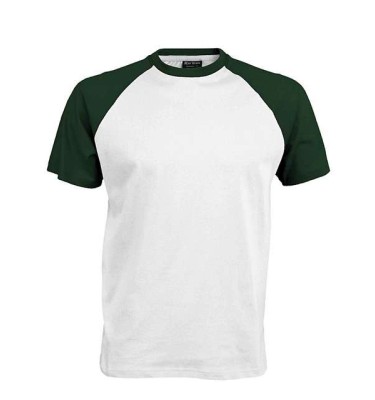 White/forest green