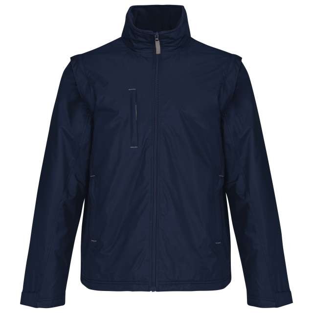 SCORE - DETACHABLE-SLEEVED BLOUSON JACKET