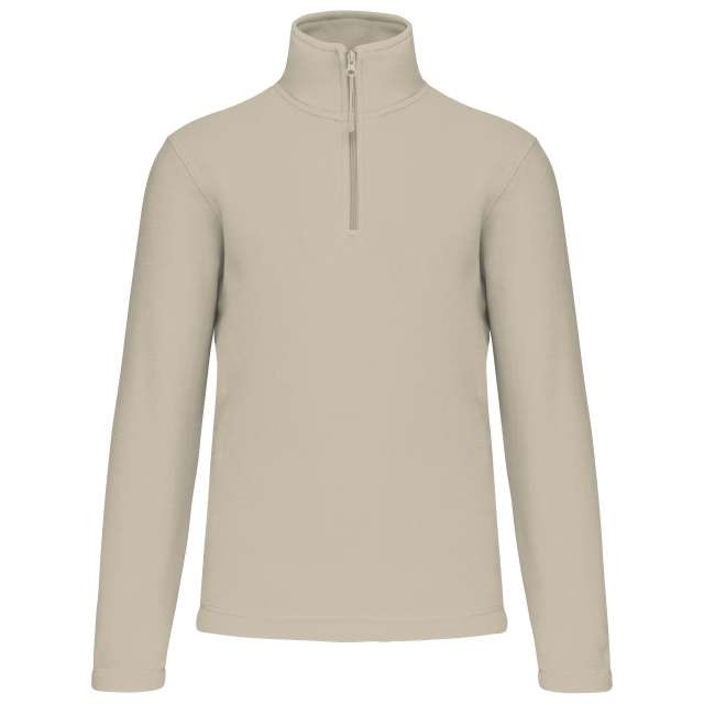 ENZO - ZIP NECK MICROFLEECE JACKET