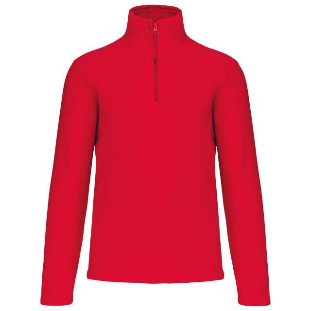 ENZO - ZIP NECK MICROFLEECE JACKET