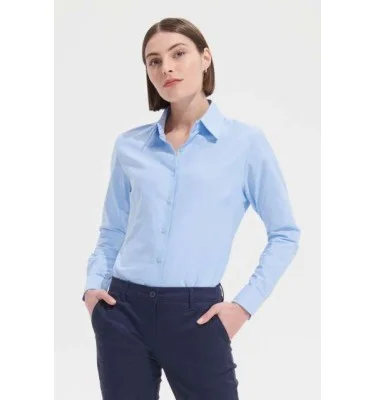 SOL'S EMBASSY - LONG SLEEVE OXFORD WOMEN'S SHIRT