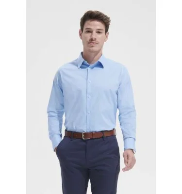 SOL'S BRIGHTON - LONG SLEEVE STRETCH MEN'S SHIRT