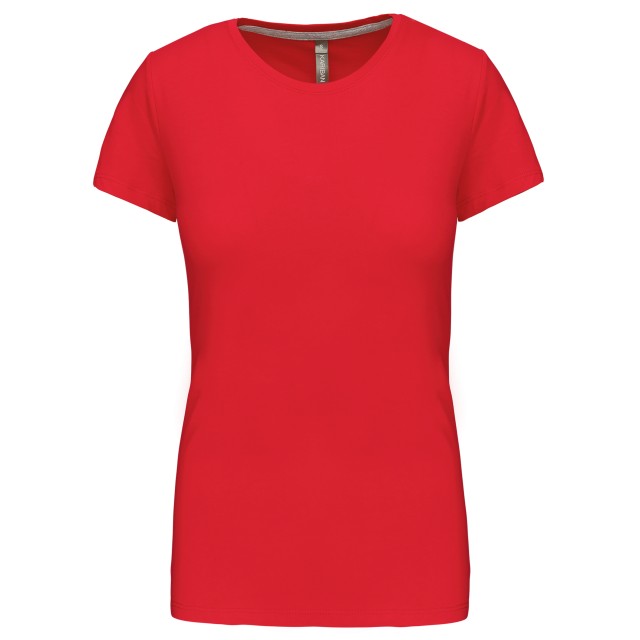 LADIES' SHORT SLEEVE CREW NECK T-SHIRT