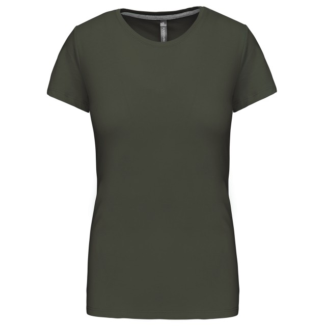LADIES' SHORT SLEEVE CREW NECK T-SHIRT