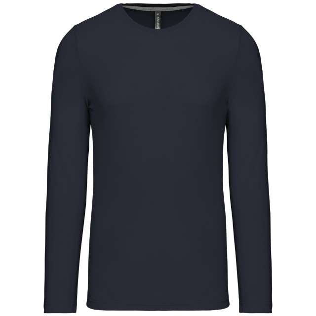MEN'S LONG-SLEEVED CREW NECK T-SHIRT