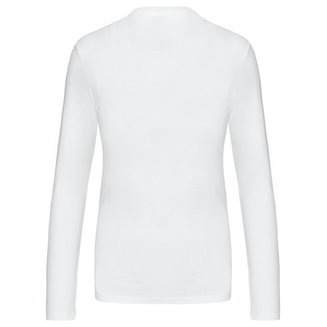 LADIES' LONG-SLEEVED CREW NECK T-SHIRT