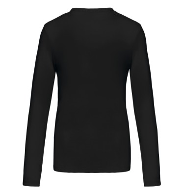 LADIES' LONG-SLEEVED CREW NECK T-SHIRT