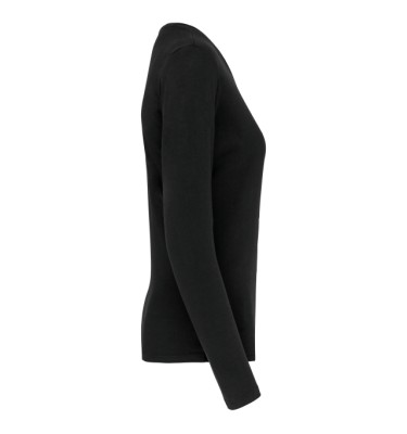 LADIES' LONG-SLEEVED CREW NECK T-SHIRT