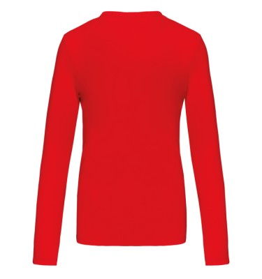 LADIES' LONG-SLEEVED CREW NECK T-SHIRT