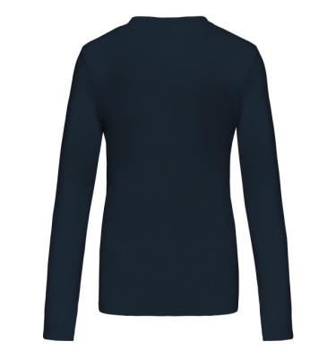 LADIES' LONG-SLEEVED CREW NECK T-SHIRT