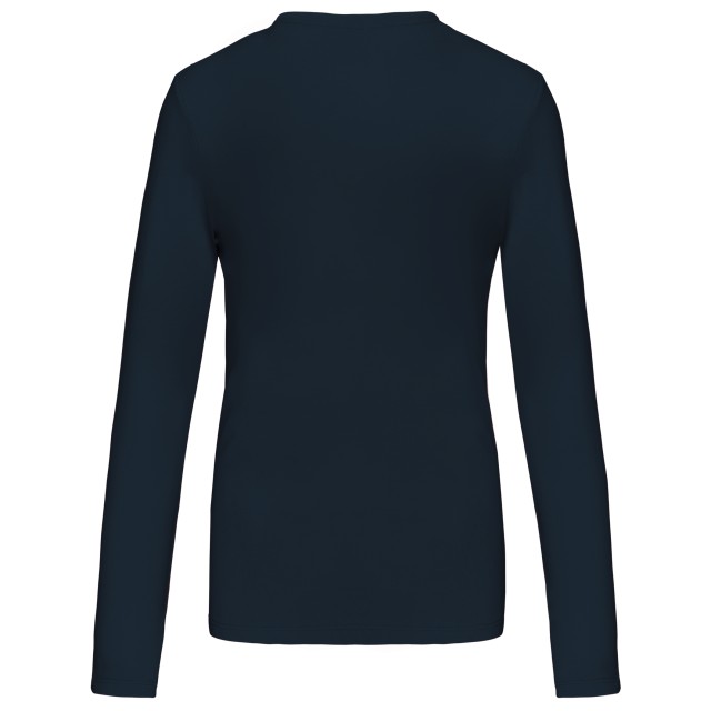 LADIES' LONG-SLEEVED CREW NECK T-SHIRT