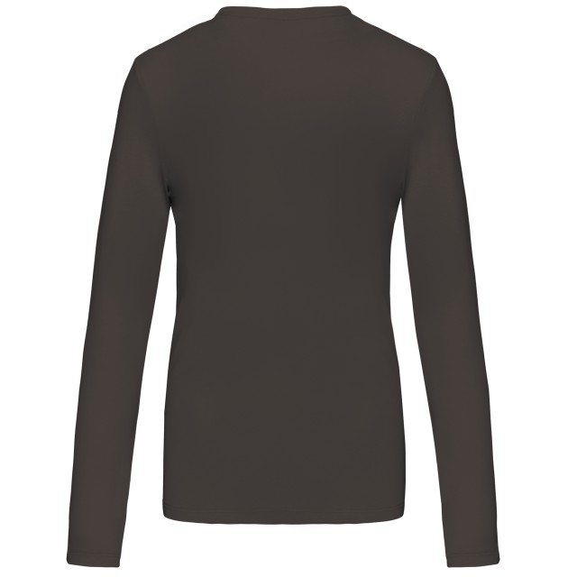 LADIES' LONG-SLEEVED CREW NECK T-SHIRT