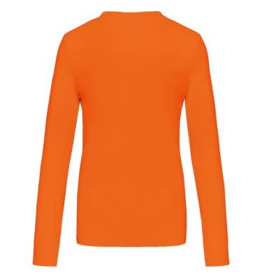 LADIES' LONG-SLEEVED CREW NECK T-SHIRT