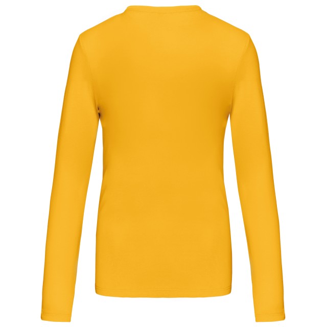LADIES' LONG-SLEEVED CREW NECK T-SHIRT