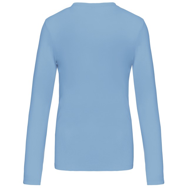 LADIES' LONG-SLEEVED CREW NECK T-SHIRT