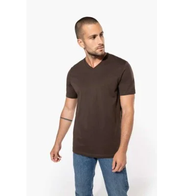 MEN'S SHORT-SLEEVED V-NECK T-SHIRT