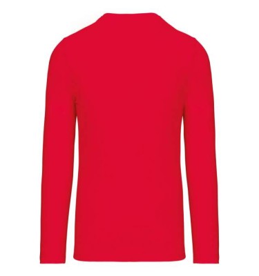 MEN'S LONG-SLEEVED V-NECK T-SHIRT
