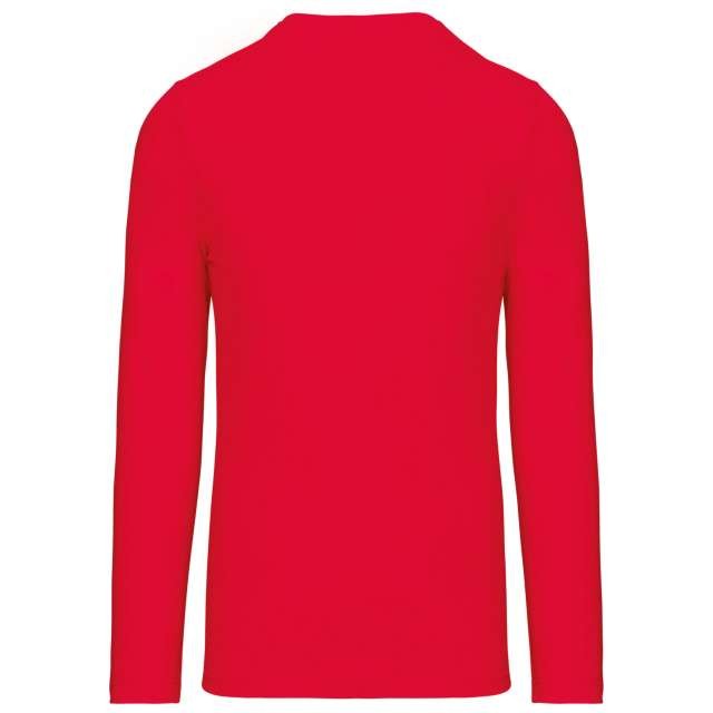 MEN'S LONG-SLEEVED V-NECK T-SHIRT