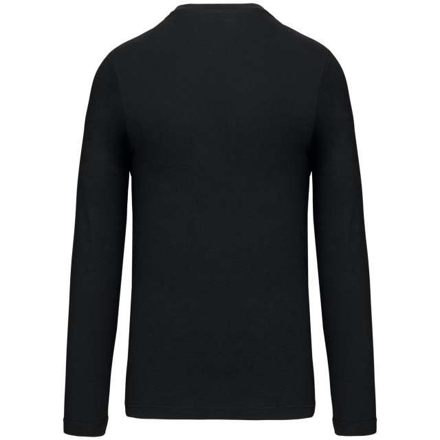 MEN'S LONG-SLEEVED V-NECK T-SHIRT