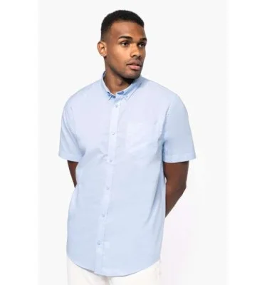 MEN'S SHORT-SLEEVED OXFORD SHIRT