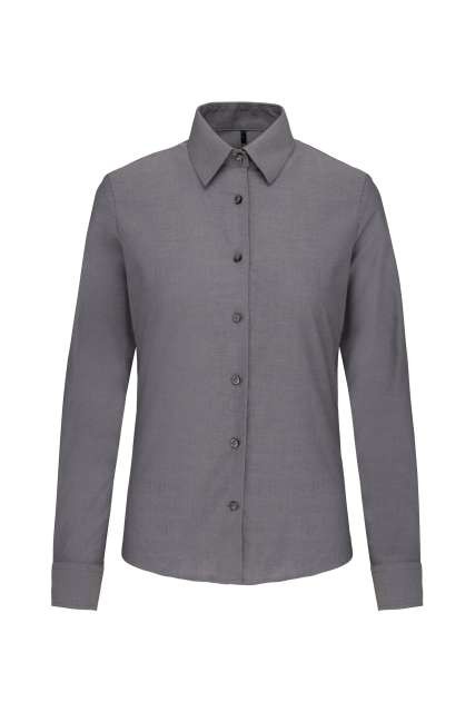 LADIES' LONG-SLEEVED OXFORD SHIRT