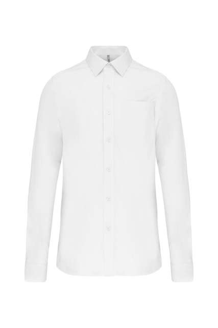 MEN'S LONG-SLEEVED COTTON POPLIN SHIRT