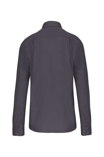 MEN'S LONG-SLEEVED COTTON POPLIN SHIRT