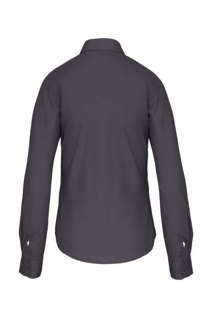 LADIES' LONG-SLEEVED COTTON POPLIN SHIRT