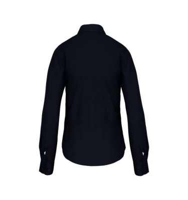 LADIES' LONG-SLEEVED COTTON POPLIN SHIRT