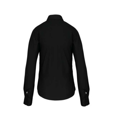LADIES' LONG-SLEEVED COTTON POPLIN SHIRT