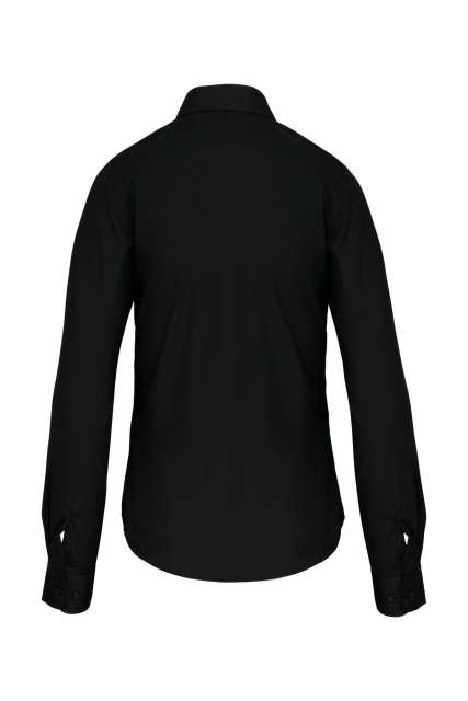 LADIES' LONG-SLEEVED COTTON POPLIN SHIRT