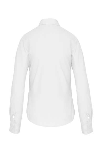 LADIES' LONG-SLEEVED COTTON POPLIN SHIRT