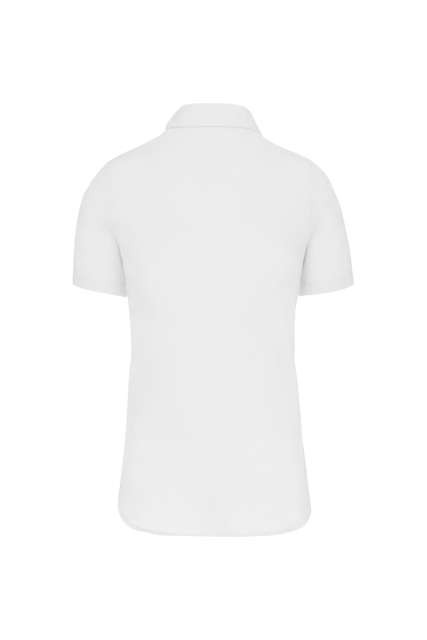 LADIES' SHORT-SLEEVED COTTON POPLIN SHIRT