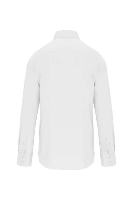 LONG-SLEEVED COTTON/ELASTANE SHIRT