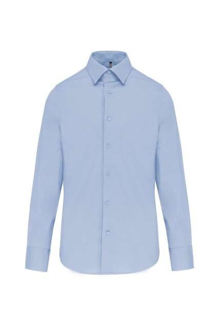LONG-SLEEVED COTTON/ELASTANE SHIRT