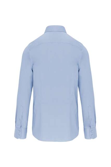 LONG-SLEEVED COTTON/ELASTANE SHIRT