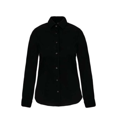 LADIES' LONG-SLEEVED STRETCH SHIRT