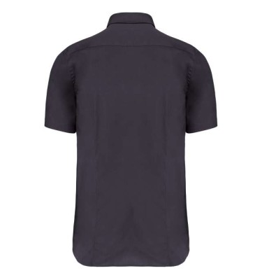 SHORT-SLEEVED COTTON/ELASTANE SHIRT