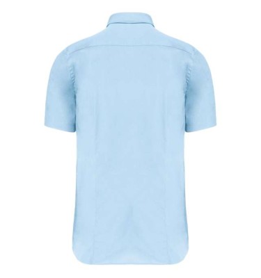 SHORT-SLEEVED COTTON/ELASTANE SHIRT