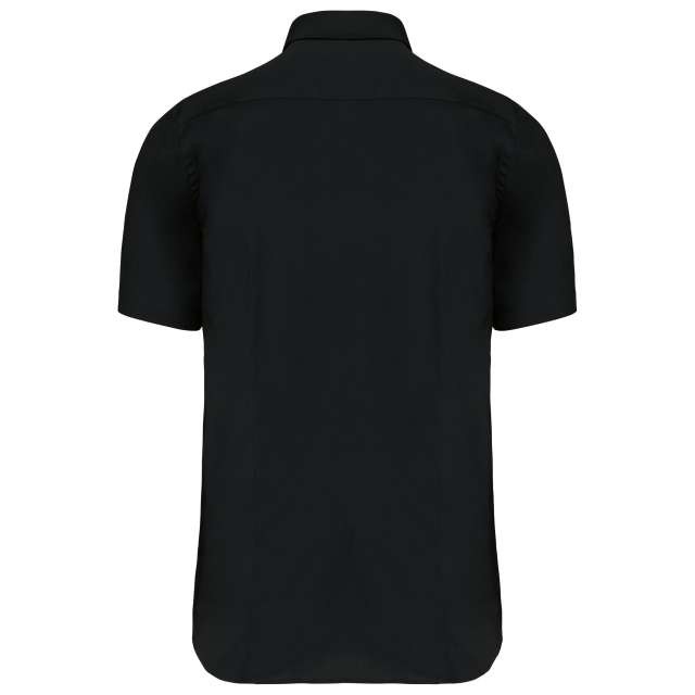 SHORT-SLEEVED COTTON/ELASTANE SHIRT