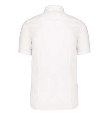 SHORT-SLEEVED COTTON/ELASTANE SHIRT