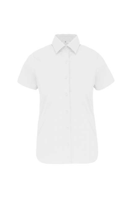 LADIES' SHORT-SLEEVED COTTON/ELASTANE SHIRT
