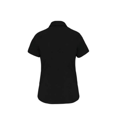 LADIES' SHORT-SLEEVED COTTON/ELASTANE SHIRT