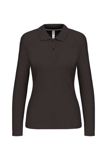 LADIES' LONG-SLEEVED POLO SHIRT