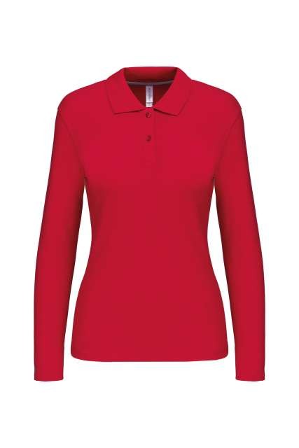 LADIES' LONG-SLEEVED POLO SHIRT